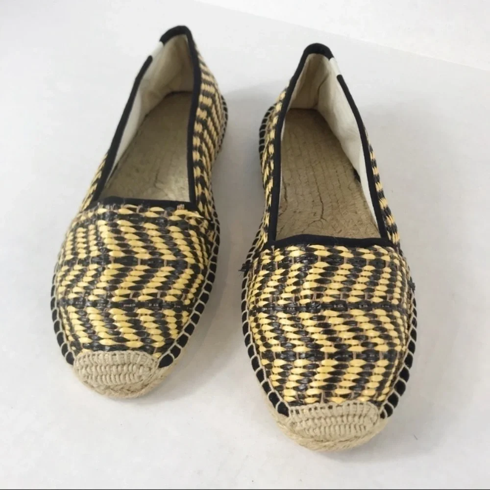 SOLUDOS Woven Raffia Espadrilles